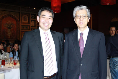 Japanese Ambassador (R) with Mr Keisuke Irie