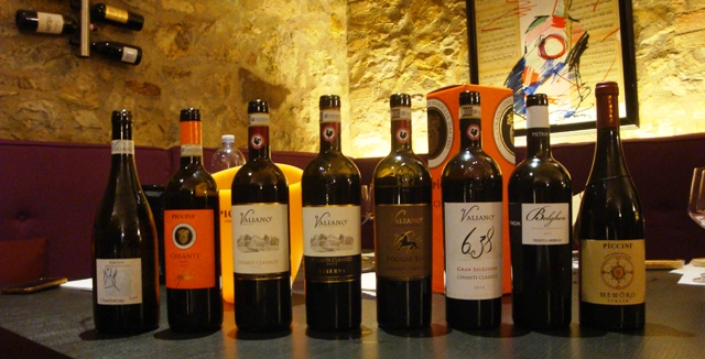 Piccini Wines Tasting Lineup