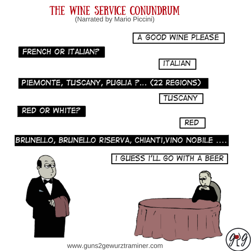 A typical wine service conundrum