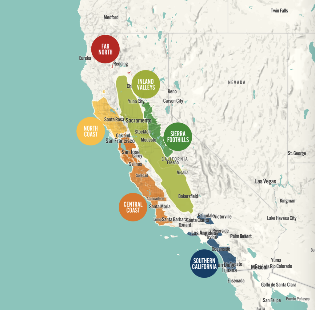 California-wine-map
