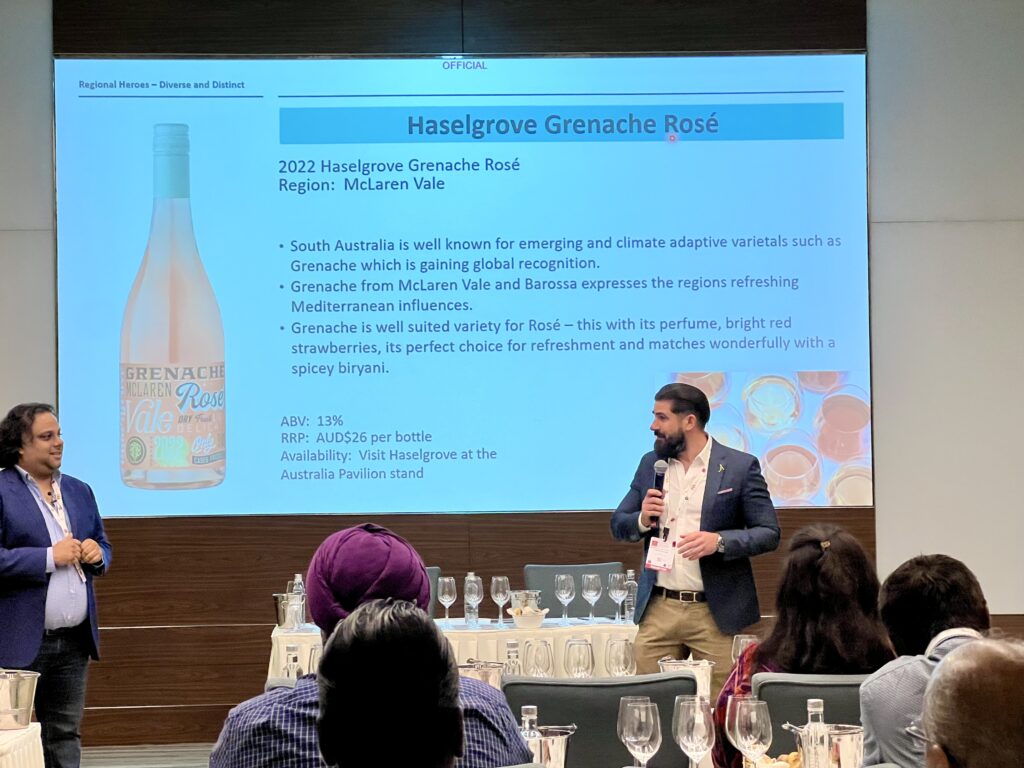 A Masterclass in progress at Prowine Mumbai 2023