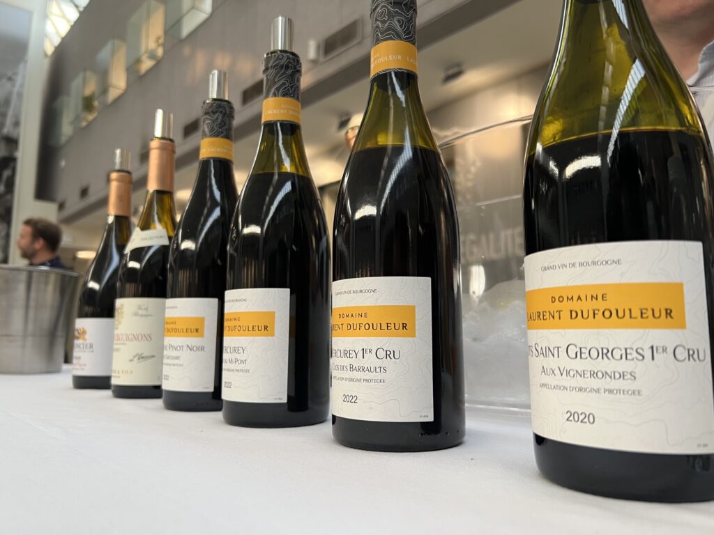 Collection Tramier Burgundy wines