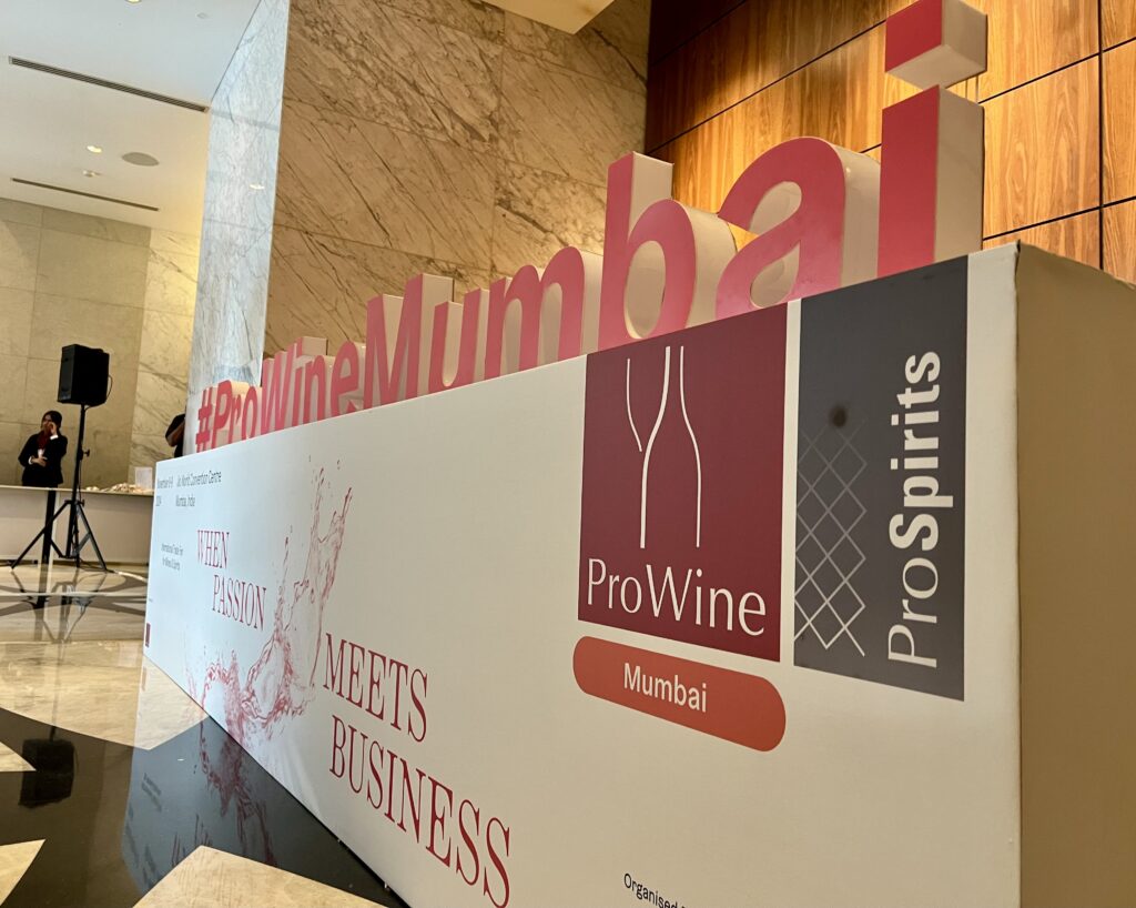 prowine mumbai 2024 signboard