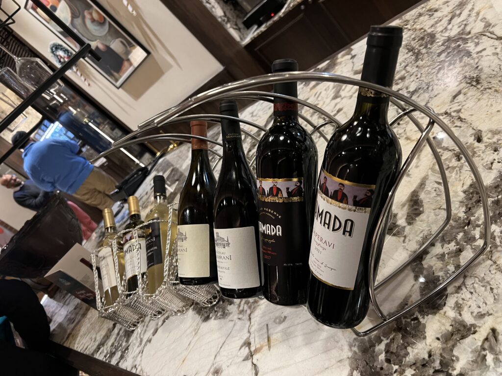 Georgian wines from GWS and Chateau Mukhrani