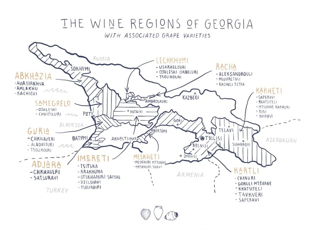 Georgia Wine regions