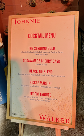 Cocktail Menu at IDRA
