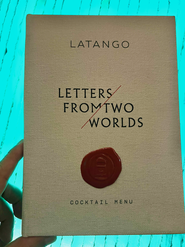 Latango "Letters from two worlds" menu