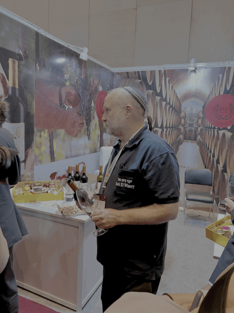 Beit El winery booth from Israel at Prowine Mumbai 2025