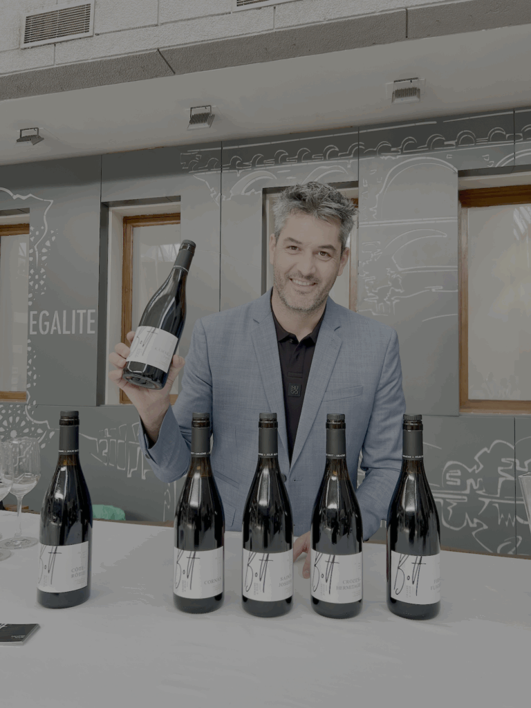 Graeme Bott at the New Delhi tasting