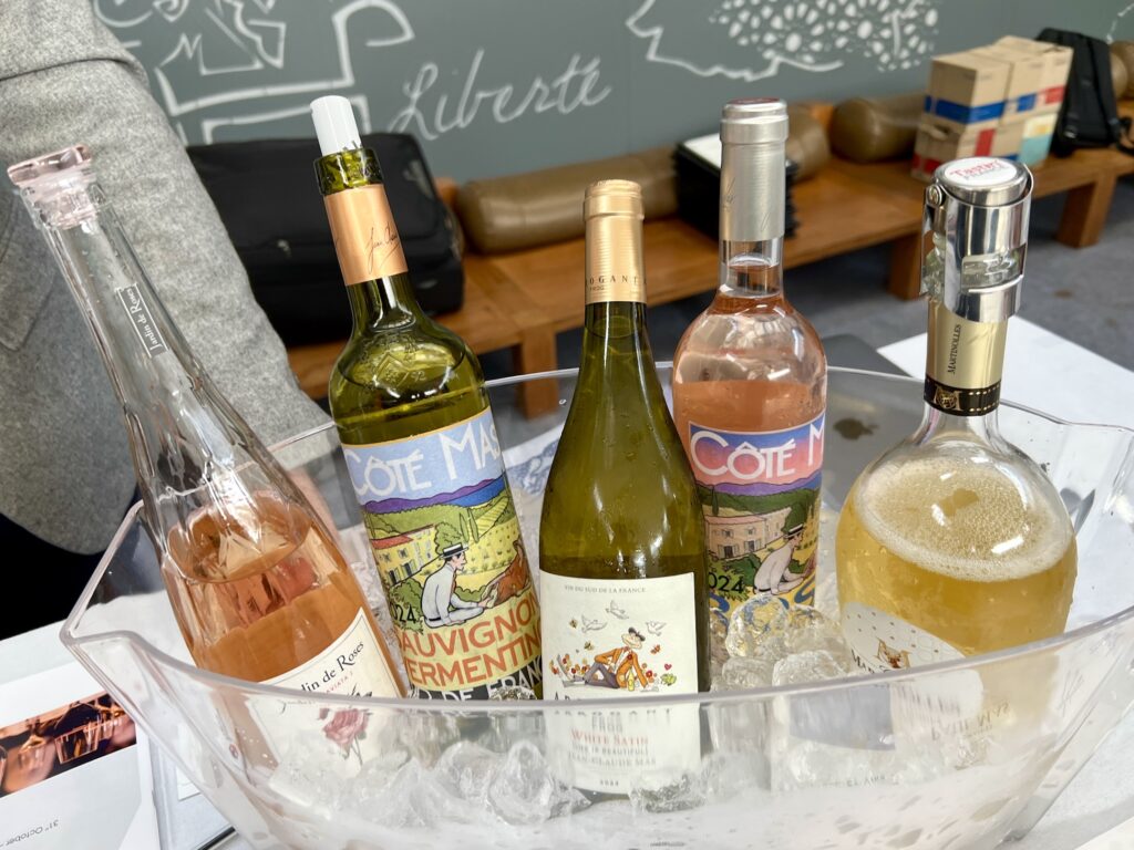 Wines from Domaine Paul Mas at the tasting