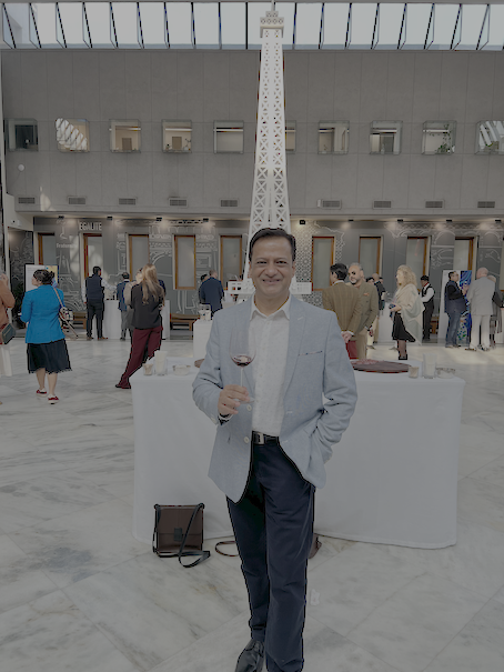 Ravi Joshi at the Bordeaux Grand Cru wine tasting in New Delhi 