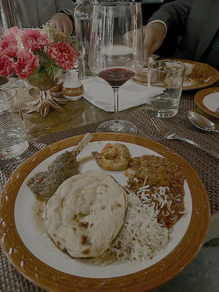 Bordeaux wines paired with Indian cuisine at Baluchi
