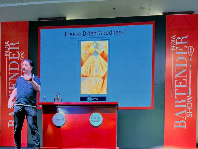 Iain McPherson at the India Bartender Summit