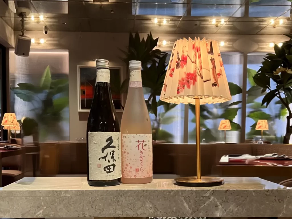 Senjyu Kubota and Hana Kizakura Sakes.