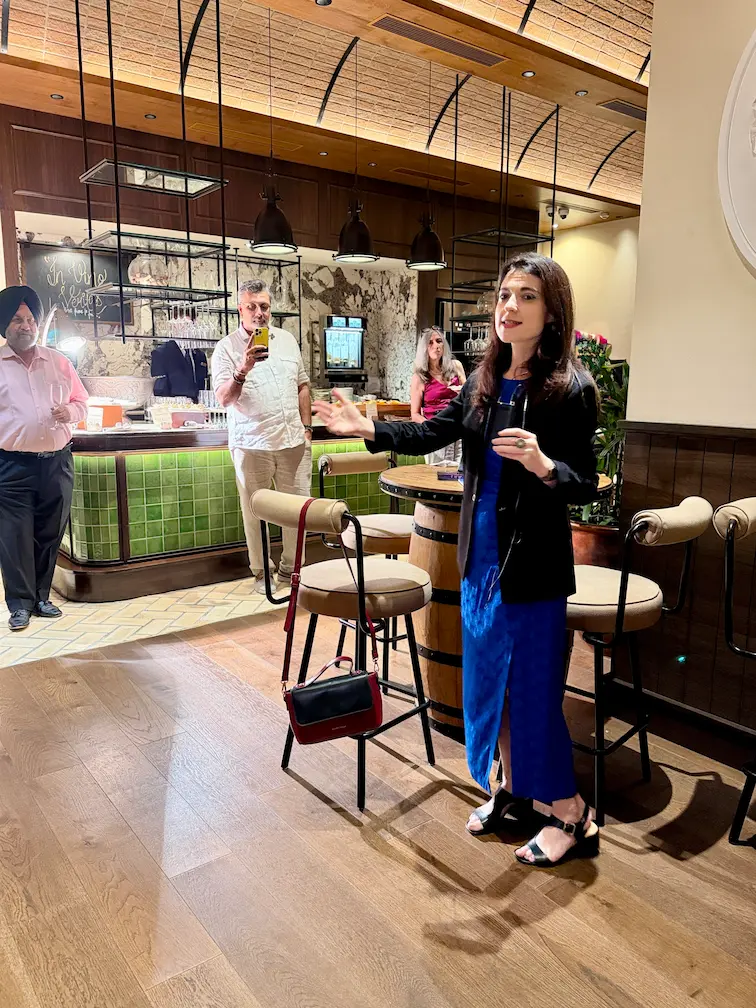 Manuela Lo Conte at the Signet launch in New Delhi